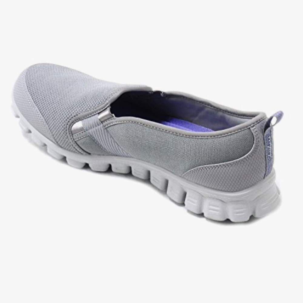 Skechers Womens Memory Foam EZ Flex 2 Good Cheer Sneaker - Picture 2 of 8